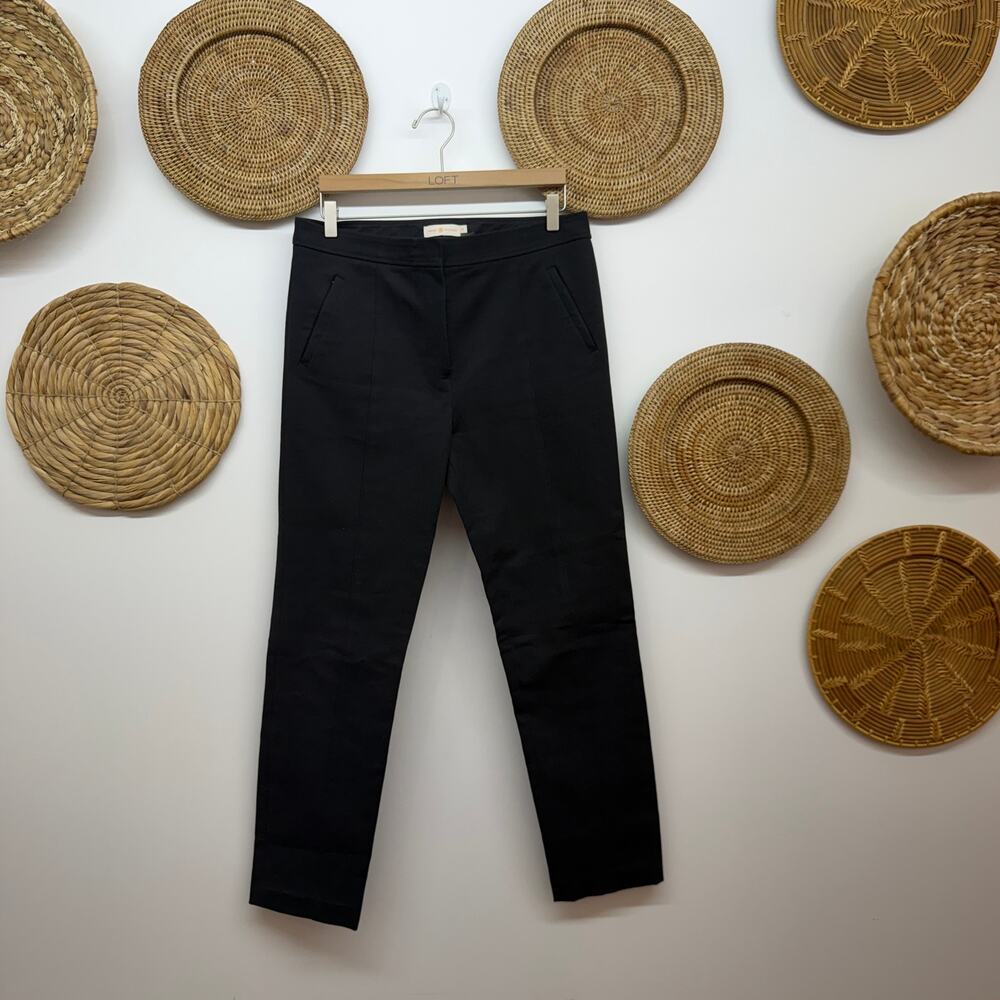 Tory Burch Black Ankle Trousers Dress Pants 10
